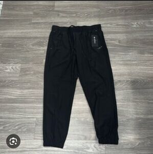 Unipro Tech Black Athletic Joggers Pants